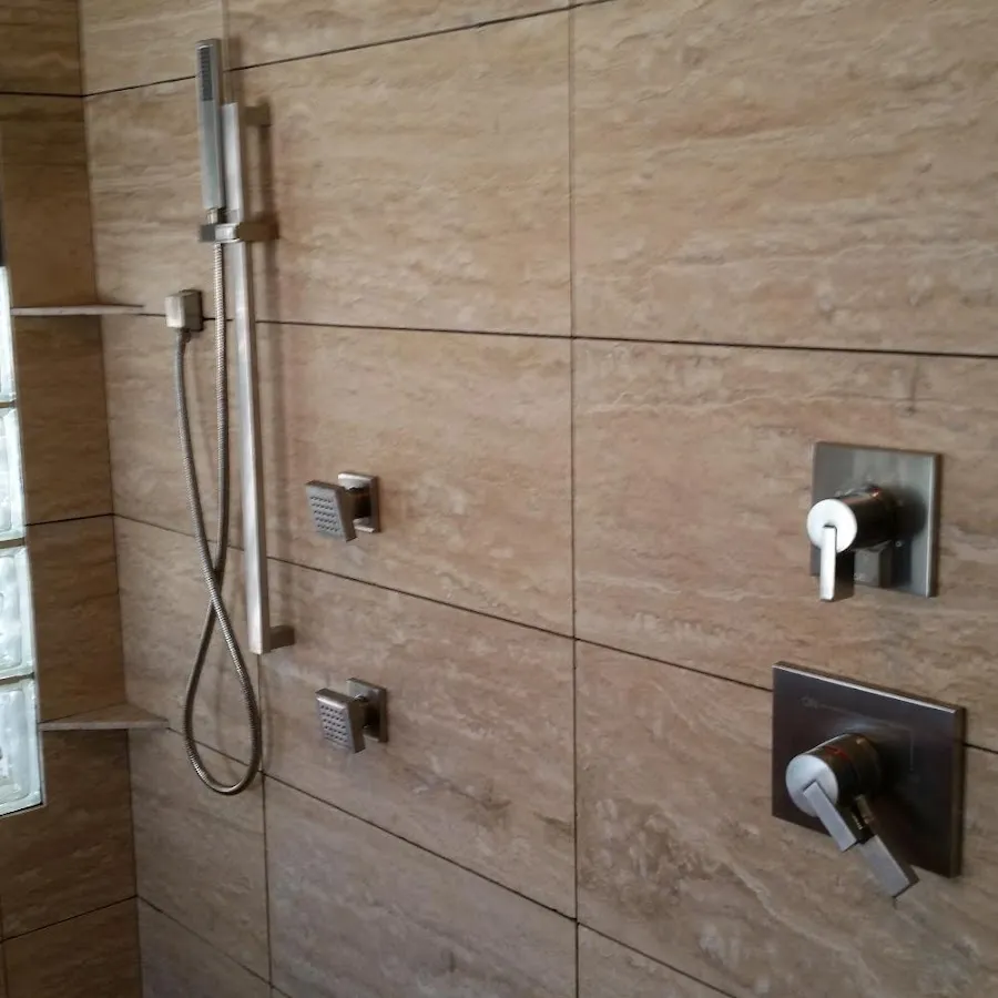 Shower fixture installation for Water Heater Replacement in Gilbert